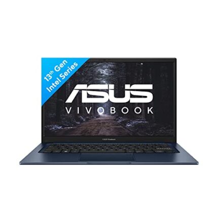 ASUS Vivobook 14 (2023), Intel Core i3-1315U 13th Gen, 14" (35.56 cms) FHD, Thin and Light Laptop (8GB/512GB SSD/Integrated Graphics/Windows 11/Office 2021/Fingerprint/Blue/1.4 kg), X1404VA-NK321WS