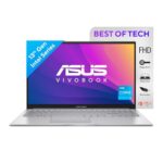 ASUS Vivobook 15 (2023), Intel Core i3-1315U 13th Gen, 15.6" (39.62 cms) FHD, Thin and Light Laptop (8GB/512GB SSD/Windows 11/Office 2021/Fingerprint/Silver/1.7 kg), X1504VA-NJ324WS