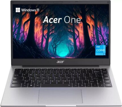 Acer One (2024) Intel Core i3 11th Gen 1115G4 - (8 GB/512 GB SSD/Windows 11 Home) AO 14 Z 8-415 Thin and Light Laptop (14 Inch, Silver, 1.49 Kg)