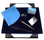 Aone Jewellers Diamond & Gemstone Sorting Kit for Diamonds/Gemstones/Precious & Semi Precious Stone Sorters & Graders, Jewellery Retailers/Manufacturers, Showroom, Boutiques, etc (Blue Tray)