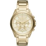 Armani Exchange Drexler Analog Gold Dial and Band Men's Stainless Steel Watch-AX2602