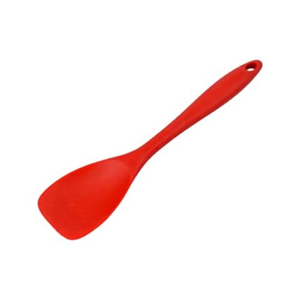 Atevon Heat Resistant Silicone Spatula Non-Stick Wok Turner in Hygienic Solid Coating Cookware Kitchen Tools - 9 Cm