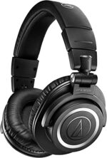 Audio-Technica ATH-M50xBT2 Bluetooth Wireless Over Ear Headphones with Dual mic, 45MM Large-Aperture Drivers, 50-Hour Battery Life, USB-C Fast Charging, Studio Sound, Dual Pairing- Black