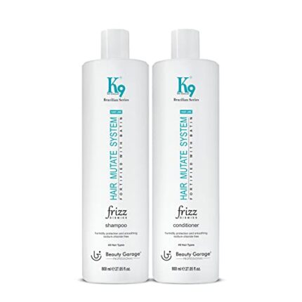 Beauty Garage K9 Frizz Dimiss (Shampoo & Conditioner) 800ml Pack