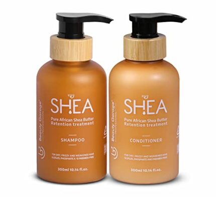 Beauty Garage Shea Retention Treatment Combo (Shampoo + Conditioner) 300ml each