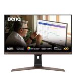 BenQ EW2880U 28" (71 cms) 3840x2160 4K 60Hz IPS HDR10| 90% DCI-P3|USB-C(PD 60W)| treVolo Speakers (3Wx2)| Bezel-Less Monitor with Remote|AMD Freesync| HDMI|DP| Anti Glare| Low Blue Light|(Black)