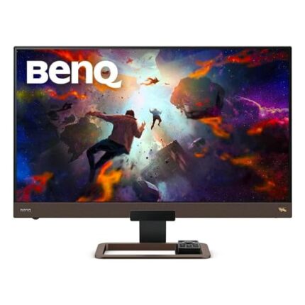 BenQ EW3280U 32"(81 cm) 3840x 2160 4K IPS HDR10| 95% DCI-P3 | USB-C(60W PD)| treVolo Speaker (5W Woofer)| Remote| VESA HDR400| EyeCare| AMDFreesync| HDMI| DP (Metallic Brown-Black)