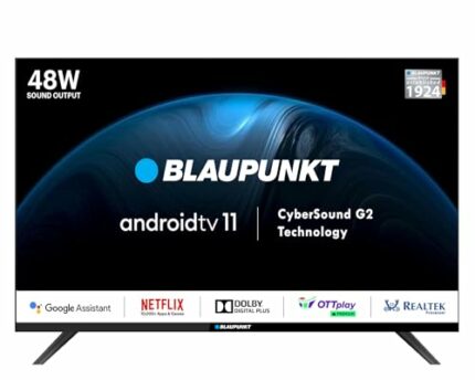 Blaupunkt 101 cm (40 inches) Cyber Sound G2 Series Full HD LED Google TV 40CSG7112 (Black)