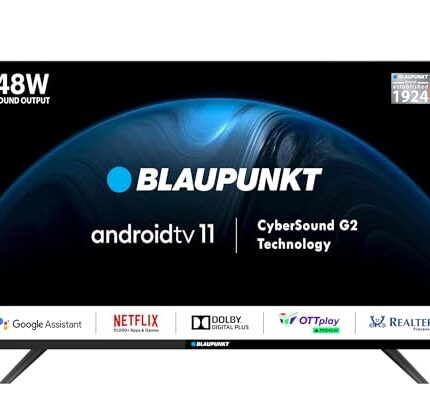 Blaupunkt 101 cm (40 inches) Cyber Sound G2 Series Full HD LED Google TV 40CSG7112 (Black)