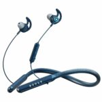 Boult Audio Curve Max Bluetooth Earphones with 100H Playtime, Clear Calling ENC Mic, Dual Device Connectivity, Lowest Latency Gaming, 13mm Bass Driver, Made in India Neckband Wireless Earphone (Blue)