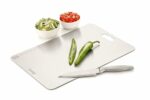 Clazkit Large Stainless Steel Chopping Cutting Board Vegetable,Fruit,Bread & Meat Durable Safe & Heavy Duty (360 x 250 x 1mm)