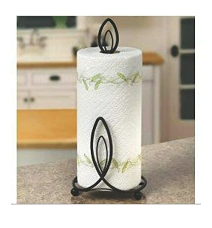 Craftland Wrought Iron Candle Shape Tissue Paper/Towel/Roll/Napkin Holder/Dispenser for Kitchen Bathroom and Dining Table (Candle Shape)