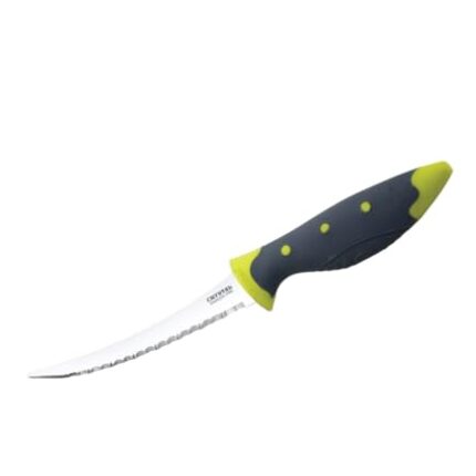 Crystal Stainless Steel Tomato Knife, 23 cm, Soft Grip handle