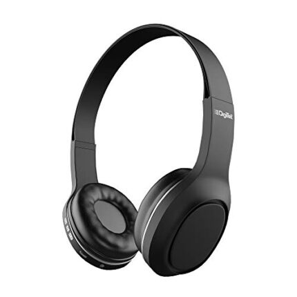 DIGITEK® (DBH 006) Over-Ear Bluetooth 5.0 Wireless Headphones with Upto 10hours Playtime | Thumping Bass and Dual Pairing (Black)