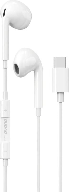 DUDAO X14PROT in-Ear Type C Wired Earphones,Tangle Free 1.2M Hi-Fi Stereo & Noise Reduction 13mm Drivers, in Line Mic & Vol Controller compatiable with iPhone 15,S23,oppo,vivo & all Type-C Devices