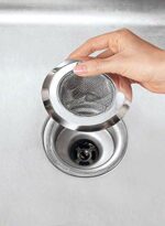 Decorcrafts Sink Strainer Kitchen Drain Basin Basket Filter Stopper Drainer (Stainless Steel Jali Round)