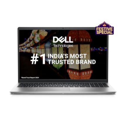 Dell 15 Thin & Light Laptop, AMD Ryzen5-5500U Processor, 8GB DDR4, 512GB SSD, 15.6" (39.62cm) FHD 120Hz 250 nits Display, Windows 11 + MSO'21, 15 Months McAfee, Silver, 1.69kg