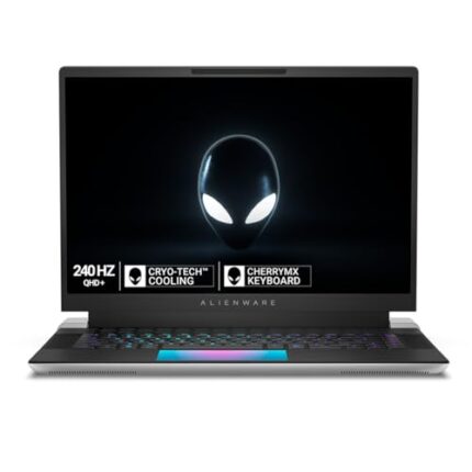 Dell Alienware X16 R1 Gaming, Intel Core i9-13900HK/32GB/1TB SSD/NVIDIA RTX 4080 12GB GDDR6/16.0" (40.64Cms) QHD 240Hz/Alienware Cherry MX/Win 11+MSO'21/15 Month McAfee/Lunar Silver/2.72Kgs