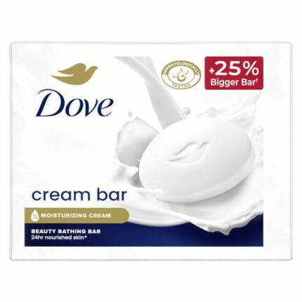 Dove Cream Beauty Bar - Soft, Smooth, Moisturised Skin, 3x125 g