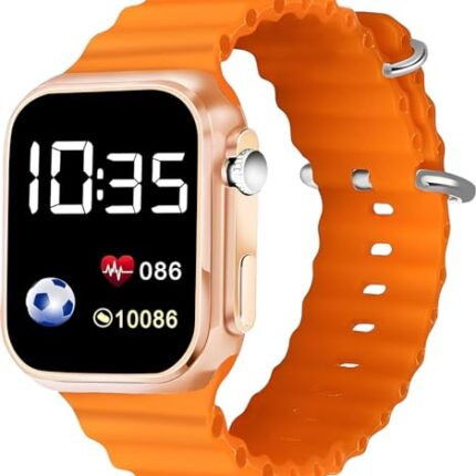 EVOTECH Digital Earth Ultra Look Multi Logo Waterproof Kids Watch for Boys & Girls, Christmas,Birthday and Rakhi Gift (Age 4-15 Years)