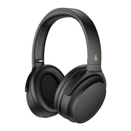 Edifier Wh700Nb Active Noise Cancelling Headphones - 68H Playtime - Ai Call Noise Cancellation - Dual Device Connection - Lightweight & Foldable Design - Fast Charge - Bluetooth 5.3 - Black - On Ear