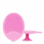 Episkey Silicone Face Scrubber Exfoliator, Soft Face Brush, Facial Cleansing Brush, Acne Blackheads Removing, Acne Pore Pad for Deep Cleaning Skin Care for Girls & Women's (FS-LP)