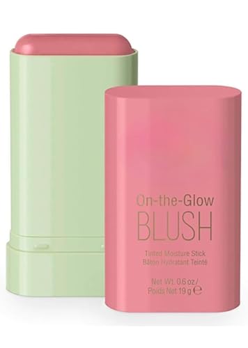 FACELIFT COSMETIC Cream Blush Stick - Multi-Use Makeup Stick for Cheeks and Lips with Hydrating Formula, 2-in-1 Beauty Blush Stick with Soft Cream(Shy Pink)