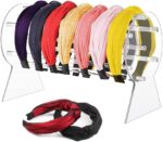 FANASSYY Acrylic Headband Holder Clear Acrylic Headband Organizer for Teen Girls Pack of 1 (Design 3)