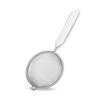 Fackelmann Arcadalina Tea Strainer 7 cm - Strainer for Kitchen, Stainless Steel Mesh, Durable & Anti-Rust, Tea Strainer Stainless Steel, Perfect for Tea and Coffee, Compact & Easy to Store