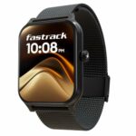 Fastrack New Limitless Classic|Large 1.91" Super UltraVU Display|Functional Crown|Highest 320x385 Pixel Resolution|SingleSync BT Calling|100+ Sports Modes|Metal Case Premium Smartwatch - Black Mesh