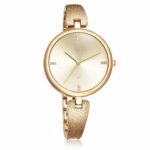 Fastrack Vyb Diva Quartz Analog Rose Gold Dial Metal Strap Watch for Girls-FV60005WM01W