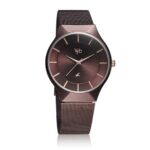 Fastrack Vyb Successor Quartz Analog Maroon Dial Stainless Steel Strap Watch for Girls-FV60002KM01W