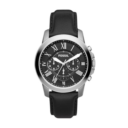 Fossil Grant Chronograph Black Dial Men's Watch-FS4812