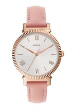 Fossil Women Leather Analog Silver Dial Watch-Es4794, Band Color-Beige