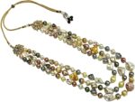 Freshwater Real Pearl Multi Color Multi Layered Kundan Western Long Necklace Mala For Women Gift For Her Women's Jewelry