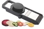 Ganesh Adjustable Plastic Slicer, 1-Piece, Black/Silver