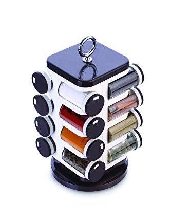 Ganesh Plastic Countertop Kitchen Accessories Items Tiered Shelf Masala Box For Kitchen, Kitchen Containers Set, Spice Box For Kitchen, Spice Rack Set For Kitchen Storage, Container Set Of 12