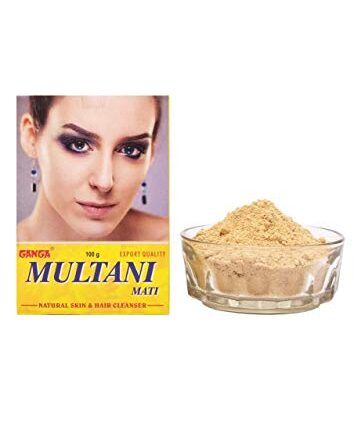 Ganga Multani powder - Fullers Earth for Face, Skin, Face Pack (Pack of 1)