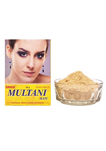 Ganga Multani powder - Fullers Earth for Face, Skin, Face Pack (Pack of 1)