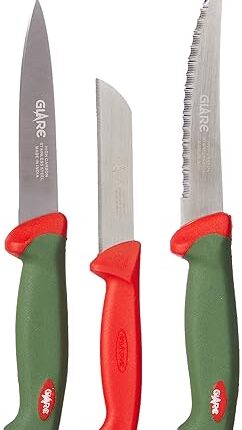 Glare GA-128 Stainless Steel Kitchen Compact Knives Set of 3