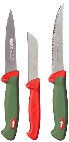 Glare GA-128 Stainless Steel Kitchen Compact Knives Set of 3