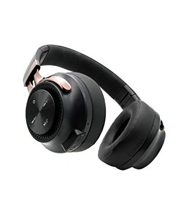 HAMMER Bash Over The Ear Wireless Bluetooth Headphones with Mic, Deep Bass, Foldable Headphones, Fast Pairing, Upto 8 Hours Playtime, Workout/Travel, Bluetooth 5.0 (Black)