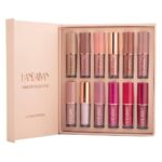 HANDAIYAN Lipstick Set of 12 Matte Velvet Mini Liquid Lipstick Set for Women - Long Lasting, Waterproof Lip Gloss Combo New