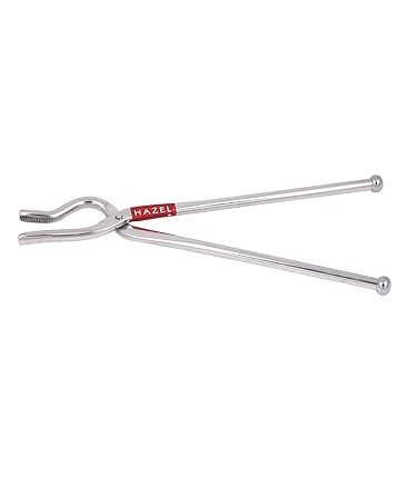 HAZEL Stainless Steel Pakad | 9 mm Tongs Chimta Pakkad Utensil Holder Kitchen Tools