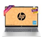 HP Laptop 15,12th Gen Intel Core i3-1215U,15.6 inch(39.6 cm),FHD,Anti-Glare, 8GB DDR4,512 GB SSD,Windows 11,MSO, Backlit Kb,1.59 kg,Natural Silver,15-fd0063TU