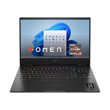 HP OMEN Gaming Laptop, AMD Ryzen 7 7840HS AI Powered, 6GB RTX 4050 GPU, 16.1-inch (40.9 cm), FHD, IPS, 165Hz, 16GB DDR5, 1TB SSD, 300 nits, 4-Zone RGB Backlit KB, B&O (MSO, Black, 2.37 kg), xd0015AX