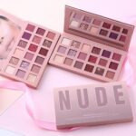 HUDA GIRL BEAUTY Nude Edition Eyeshadow 18 Color Palette, Shimmer and Matte Shades for Eye Makeup