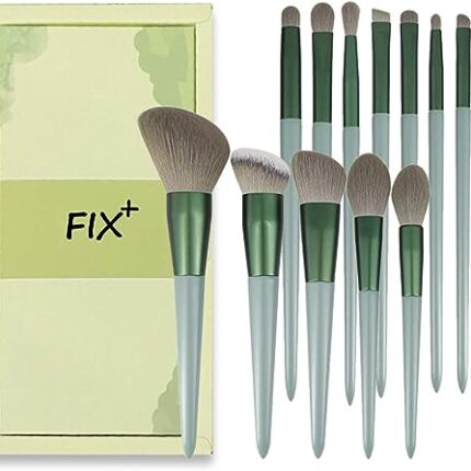 HUDACRUSH BEAUTY 13 Pcs Makeup Brushes Set - All-in-One Kit with Travel Storage Box - Face, Eye, Highlighter, Concealer, Blending, Powder, Eye Makeup Brush