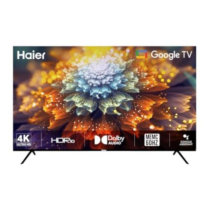 Haier 165 cm (65 inches) 4K Ultra HD Smart LED Google TV L65FG (Black)