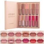 Handiyan lipstick set of 12 long lasting & Liquid Matte Lipstick Set - Waterproof, Nude Lip Gloss Combo Pack Lipsticks for Women (MULTICOLOR,)